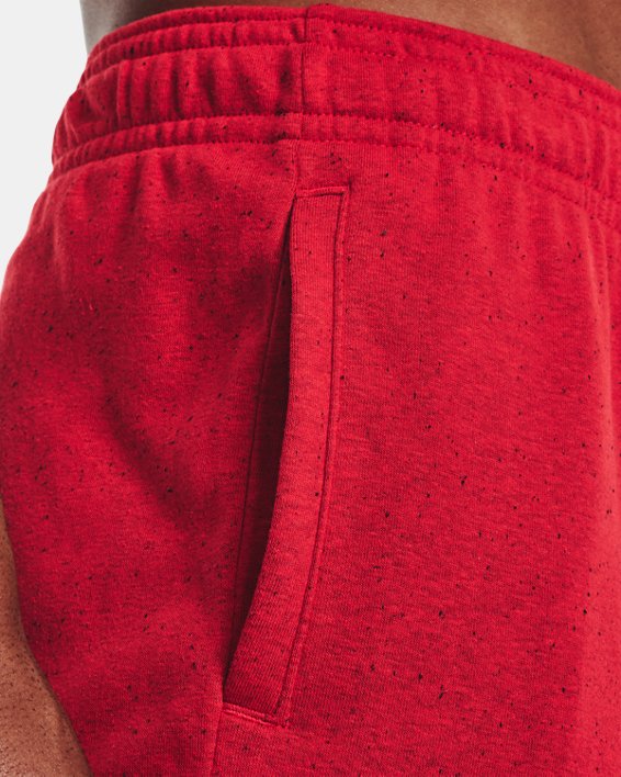 Pantalón corto UA Rival Terry Athletic Department para hombre, Red, pdpMainDesktop image number 3